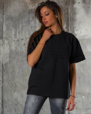 Tricou Beautiful Girl, Negru culoare