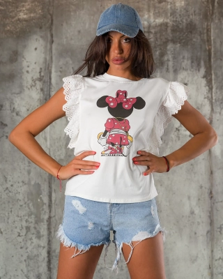Tricou Tiffany, Culoare alb