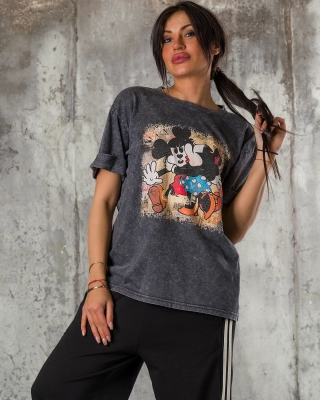 Tricou All The Love, Culoare gri