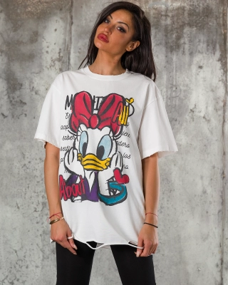 Tricou Daisy, Culoare alb