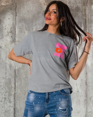 Тениска No Bad Days, Сив Цвят