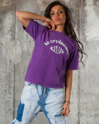 Tricou Dessert, Culoare lila