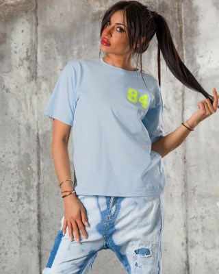 Tricou 84, Albastru