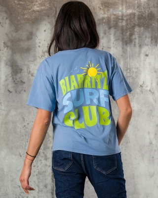 Tricou Surf Club, Culoare albastru