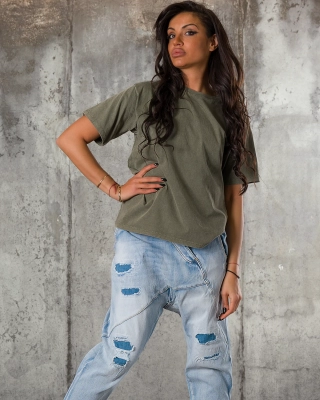 Tricou Many Times, Culoare military