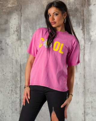 Tricou Flower Child, Roz