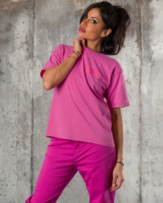Tricou Disco Time, Culoare roz