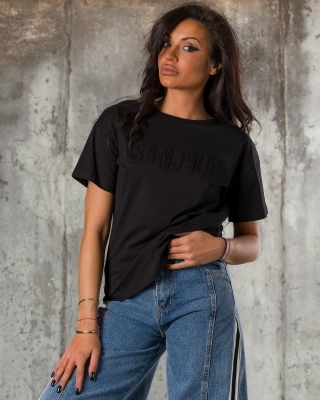 Tricou Bonjour, Culoare negru