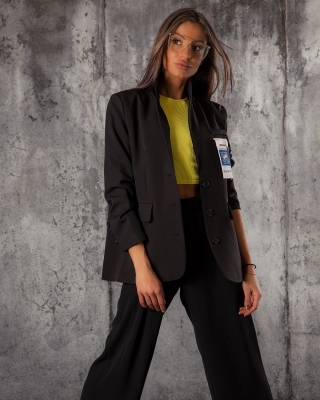 Sacou cu fermoar Dreamer, Negru Culoare