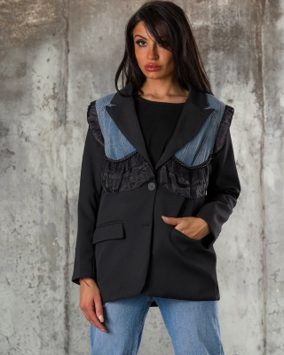 Sacou Cash It In, Culoare negru