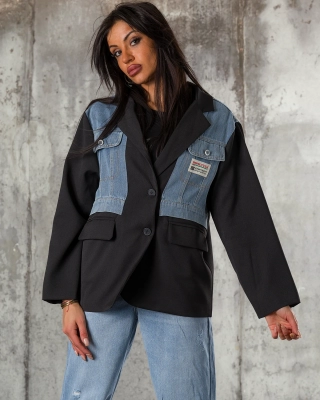 Sacou Get Noticed, Culoare negru