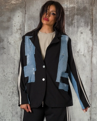 Sacou Revival, Culoare negru