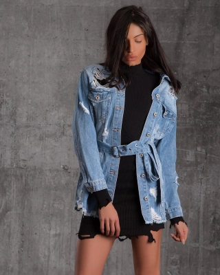 Geacă de blugi Smart, Albastru Culoare