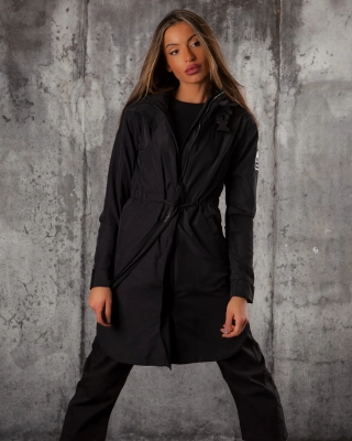 Geacă cu glugă Real Charm, Negru Culoare