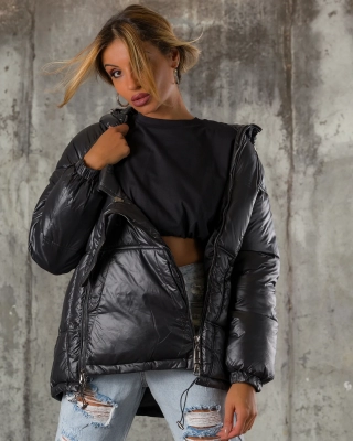 Geacă Available, Culoare Negru