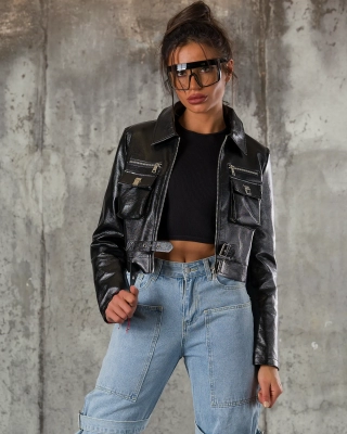 Geaca All By Myself, Negru culoare