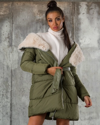 Geaca Always Seen, Culoare military