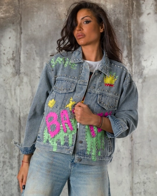 Geaca Magical Colors, Culoare albastru