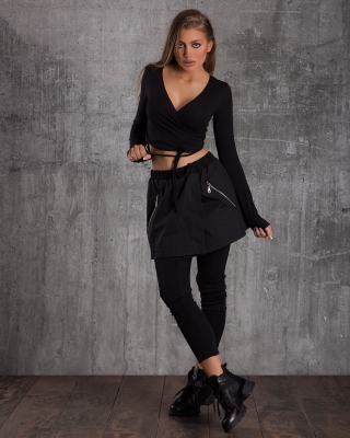 Compleu din două piese  A-1 Day, Negru Culoare