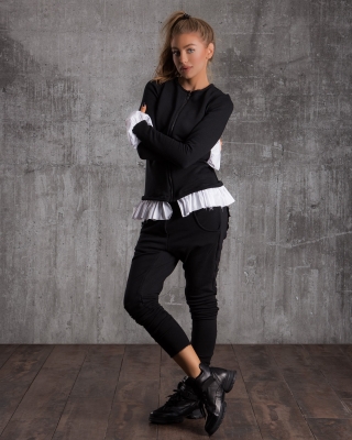 Compleu din două piese Ying Yang, Negru Culoare