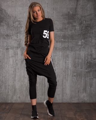Compleu din două piese Money Studio, Negru Culoare S negru
