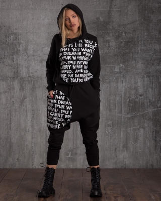 Compleu sport Survivor, Negru Culoare