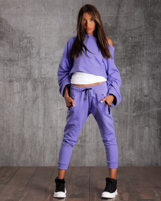 Compleu sport din două piese Over, Lila Culoare
