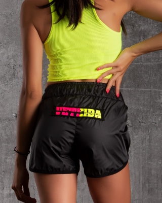 Pantaloni scurți Neon Dream, Negru Culoare S negru