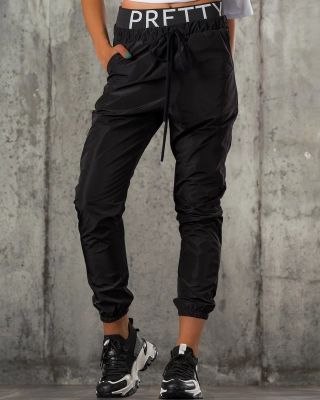 Pantaloni Gold Standard, Negru Culoare S