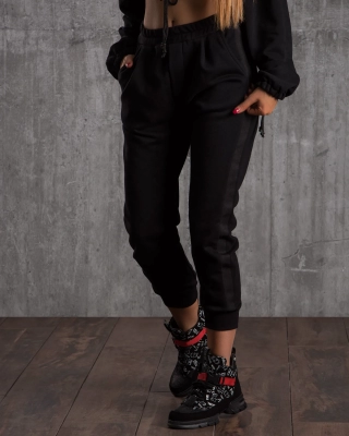 Pantaloni sport Brooklyn, Negru Culoare