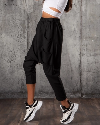 Pantaloni Meridian, Negru Culoare