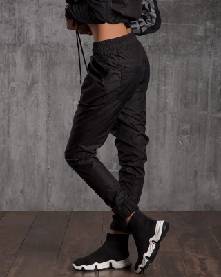 Pantaloni jogger Skyline, Negru Culoare