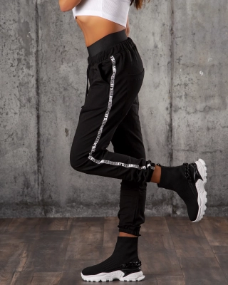 Pantaloni jogger Virtual Reality , Negru Culoare