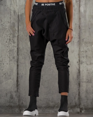 Pantaloni dama Positive Energy, Culoare negru S