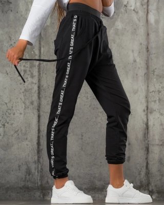 Pantaloni That's Great, Negru culoare