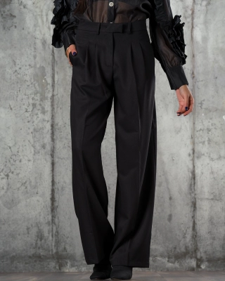 Pantaloni Collective Thinking, Culoare negru