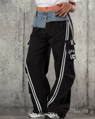 Pantaloni Cherish, Culoare negru