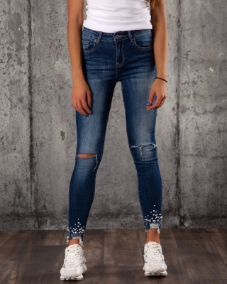 Blugi Pearl Jam, Albastru Culoare S