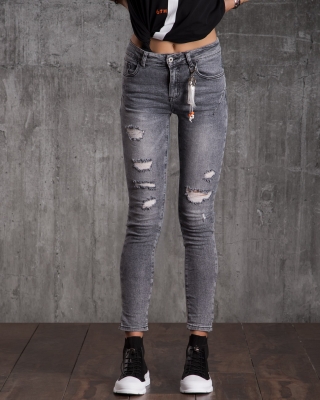 Blugi mulați Waveland, Gri Culoare