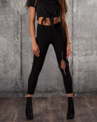 Blugi mulați Believe In Me, Negru Culoare