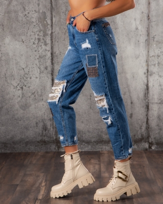 Blugi Eveline, Albastru Culoare