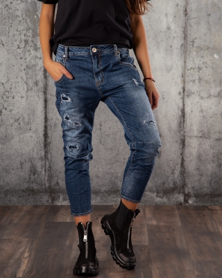 Blugi Angela, Albastru Culoare S