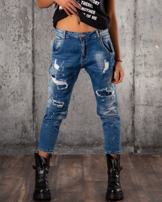 Blugi Don't Be Shy, Albastru Culoare