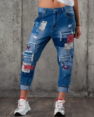 Blugi Ambrette, Albastru culoare