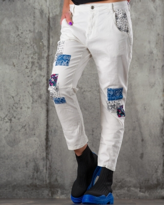 Blugi Gardenia, Alb culoare