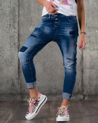 Blugi Amplify, Albastru culoare L