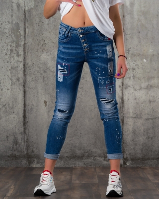 Blugi Renegade, Albastru culoare