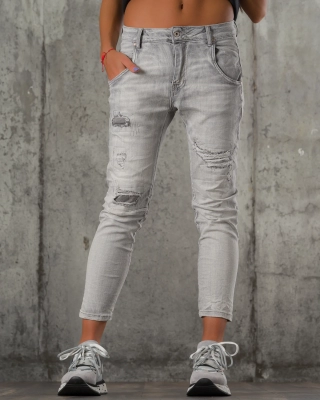 Blugi Take Me Away, Culoare gri