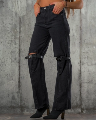 Blugi dama Lovin' On Me, Negru culoare