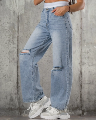 Blugi Still Here, Culoare albastru